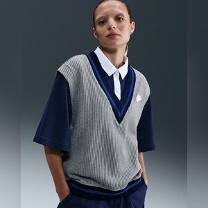 NWT Nike Sportswear Women's Waffle-Knit Vest Medium Oversized